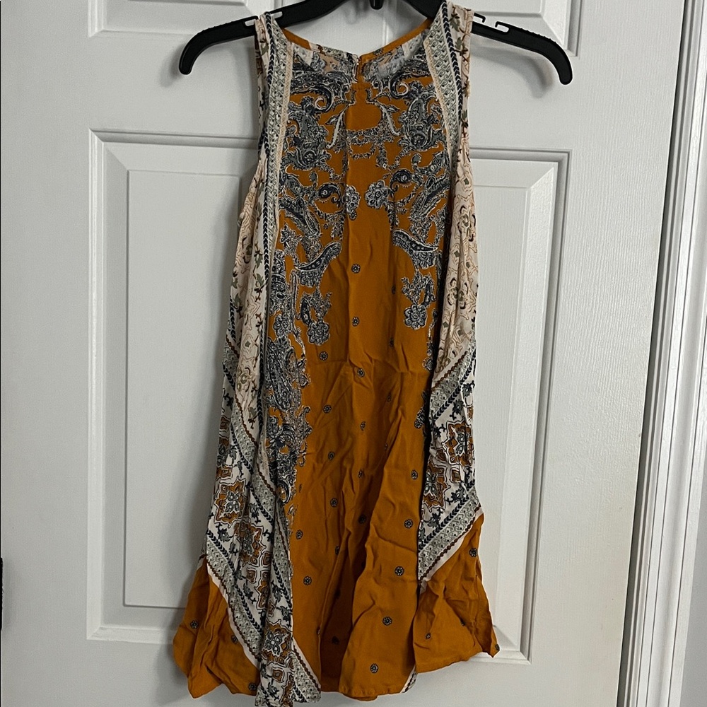 Taylor & Sage Sleeveless Patterned Dress